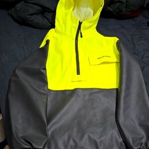 Grundéns Yellow and Black Rain Jacket